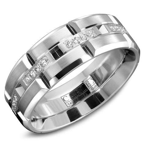 high end men's wedding bands.